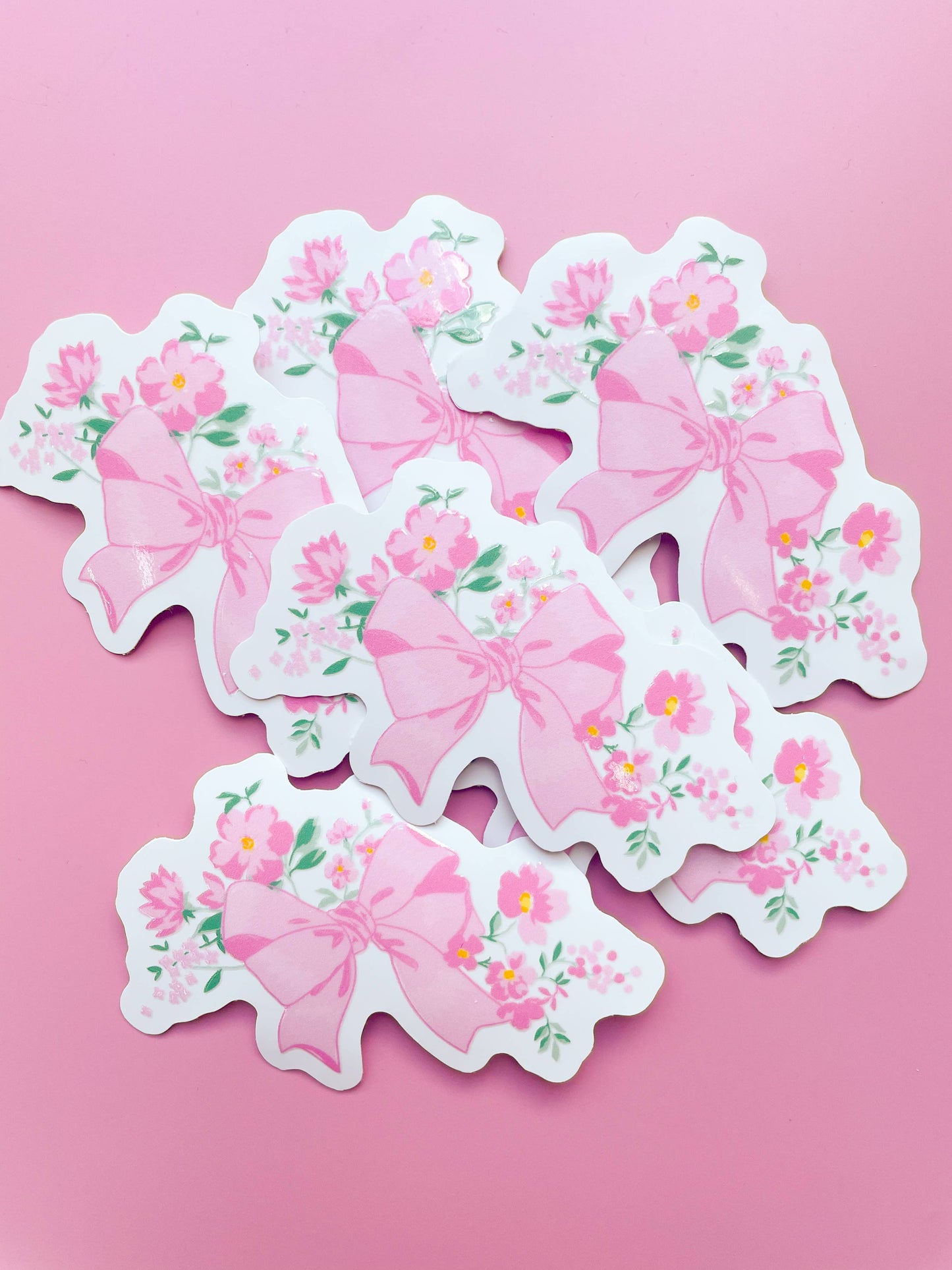 Floral Bow Sticker