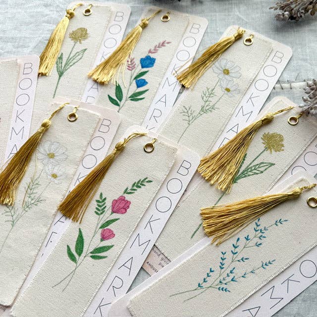 Canvas Bookmarks- Floral