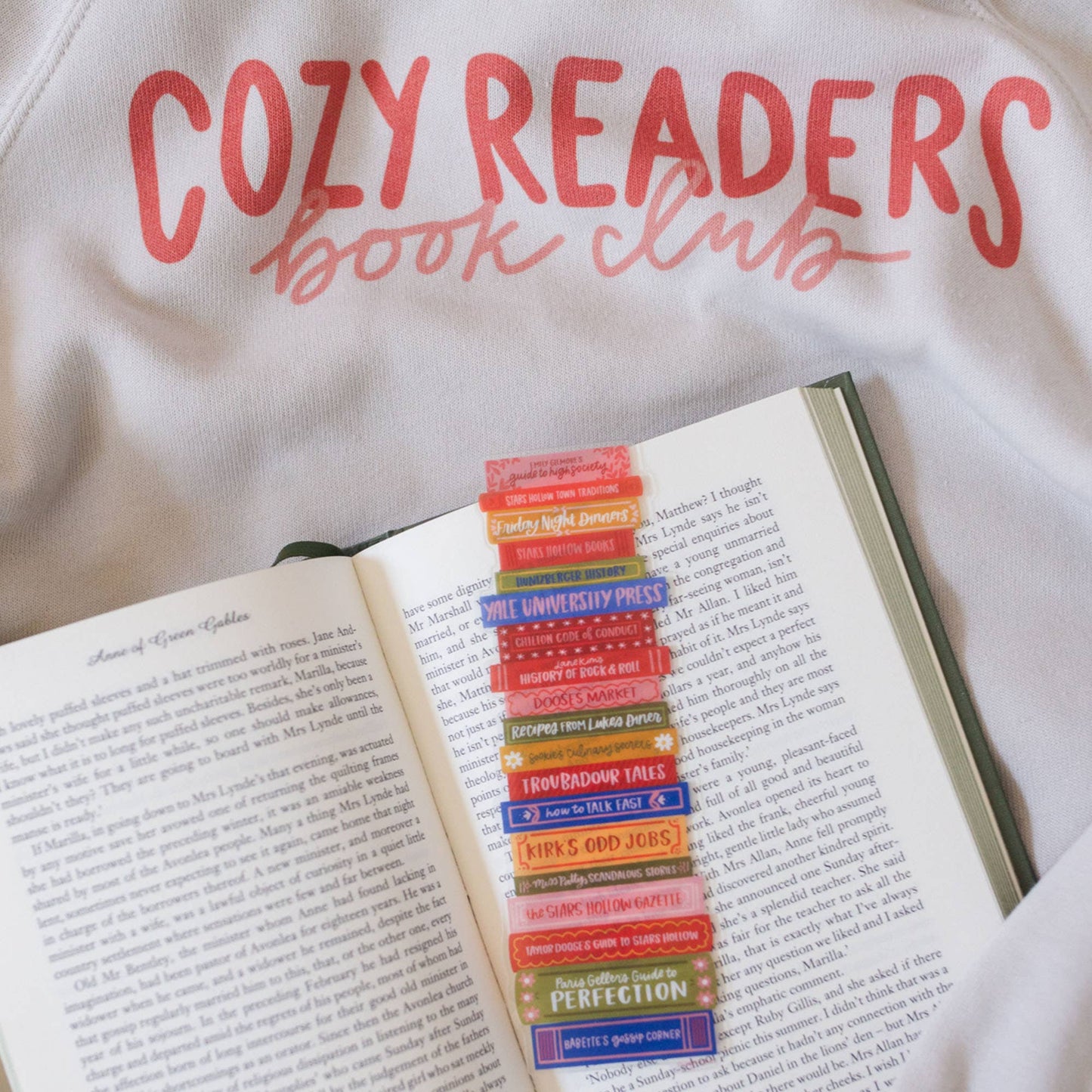 Cozy Readers Book Club Sweatshirt - Heather Dust: XL