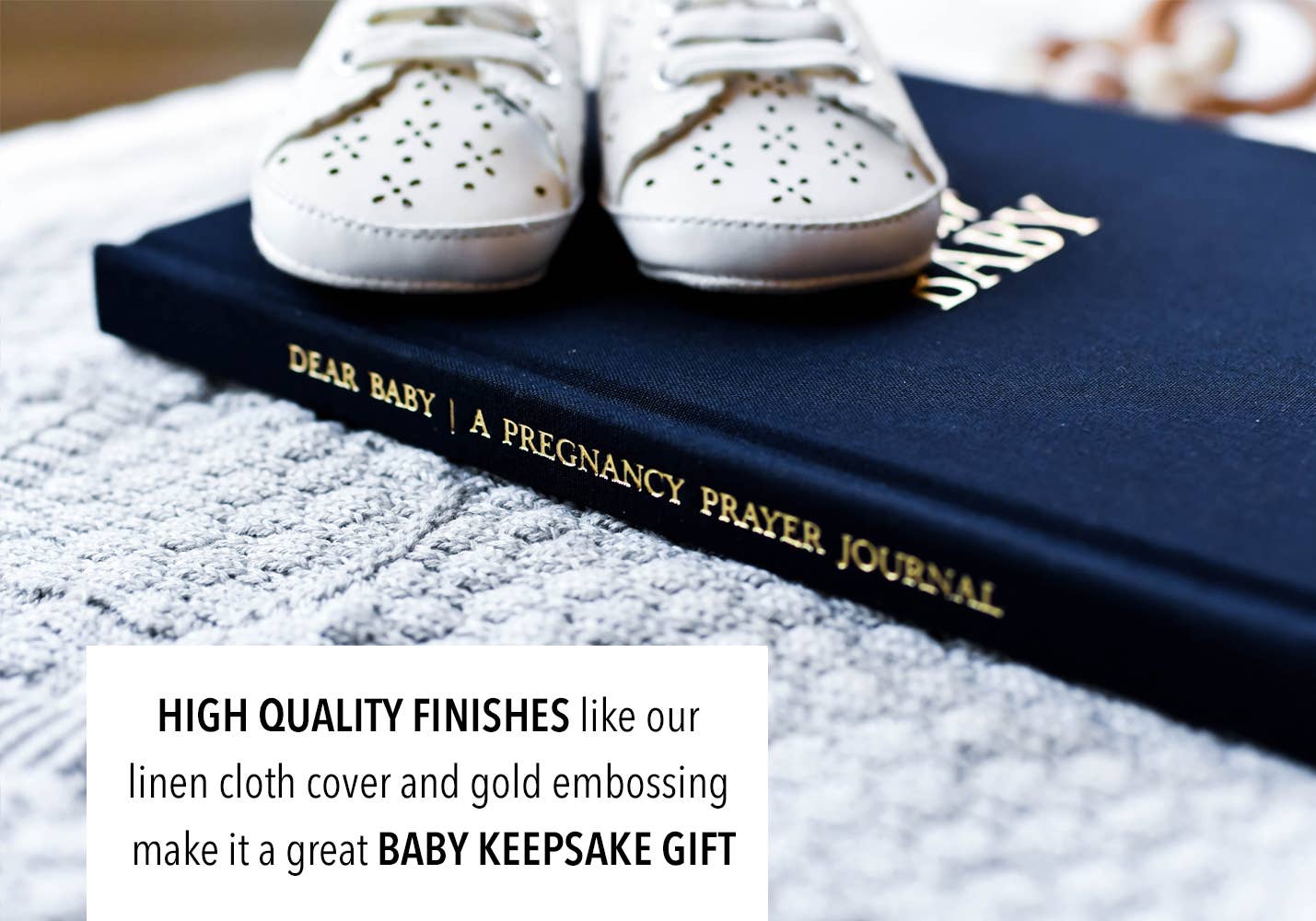 Dear Baby: A Pregnancy Prayer Journal & Memory Book for Moms: Ivory