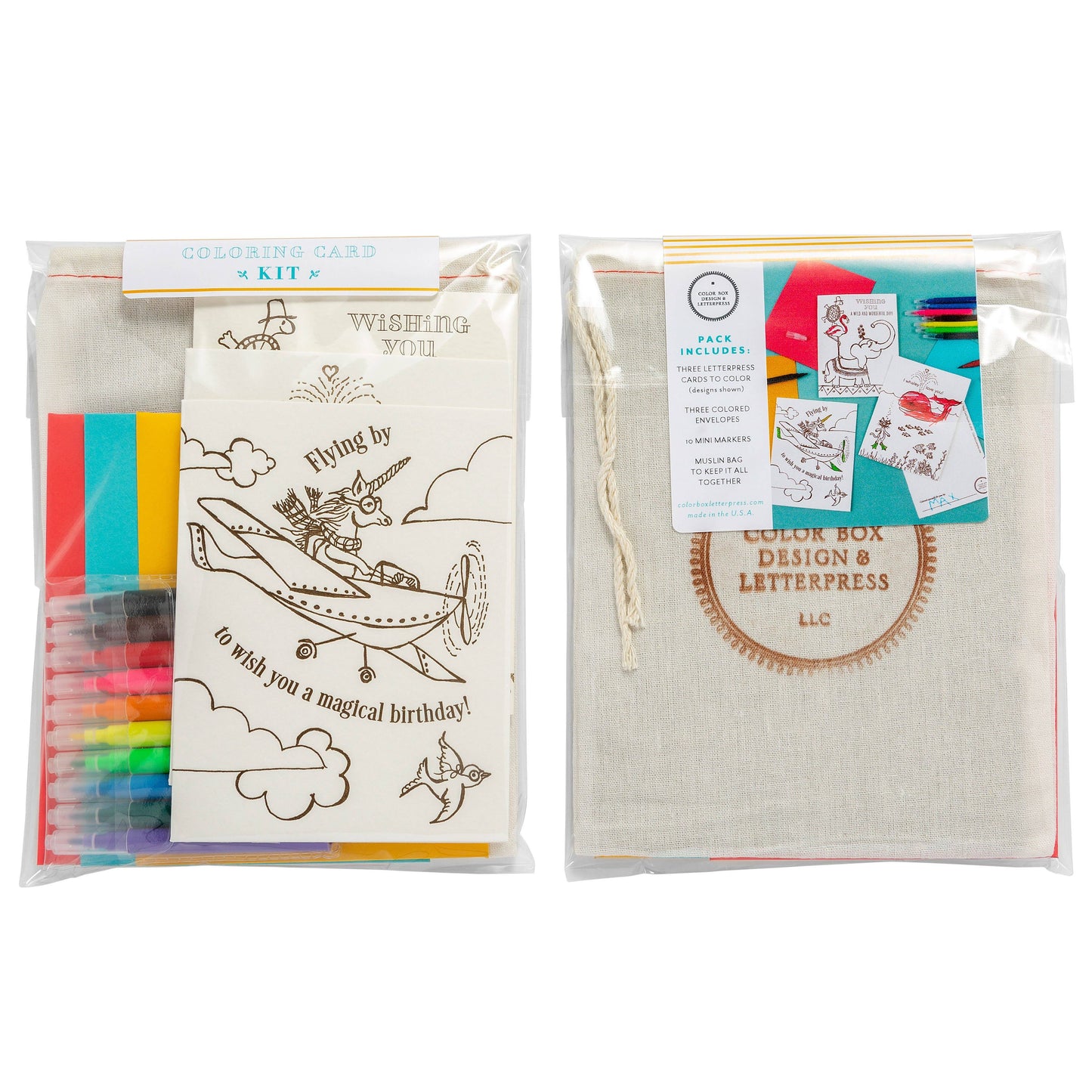 Kid's Coloring Card | Kit