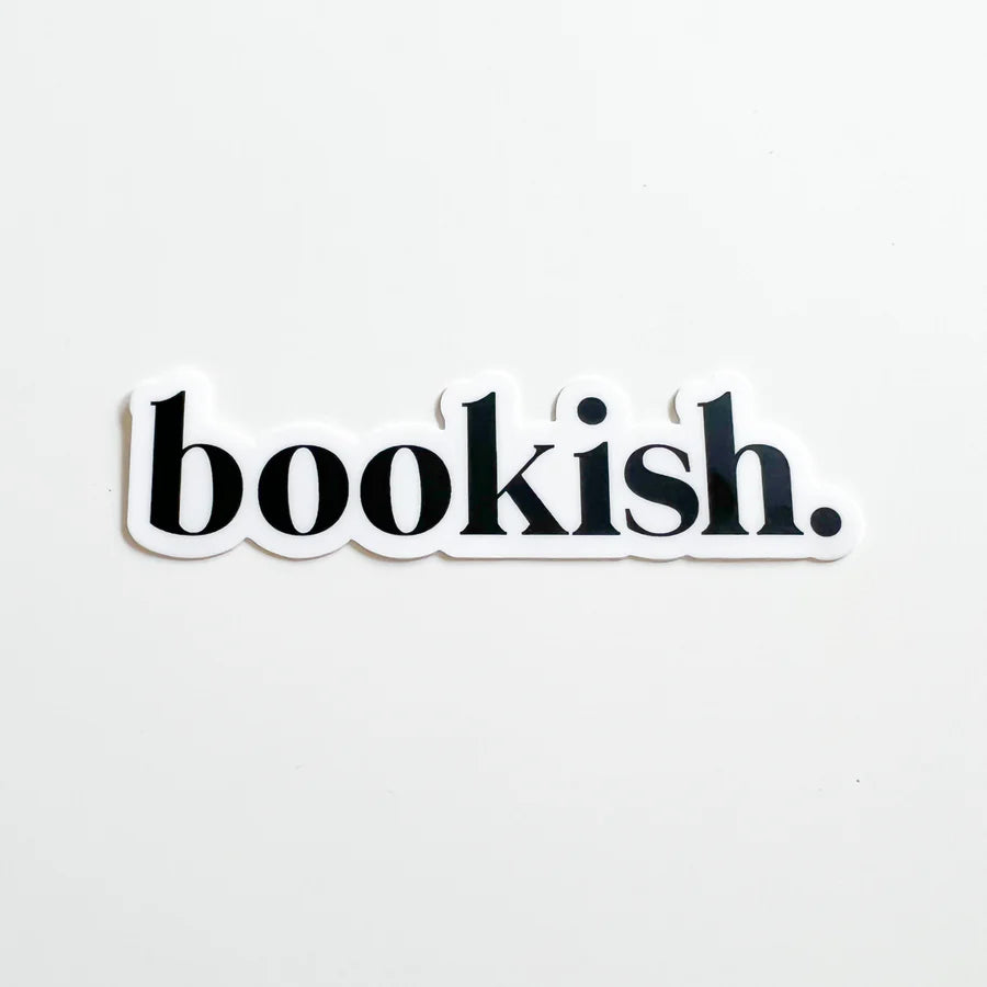 bookish. sticker