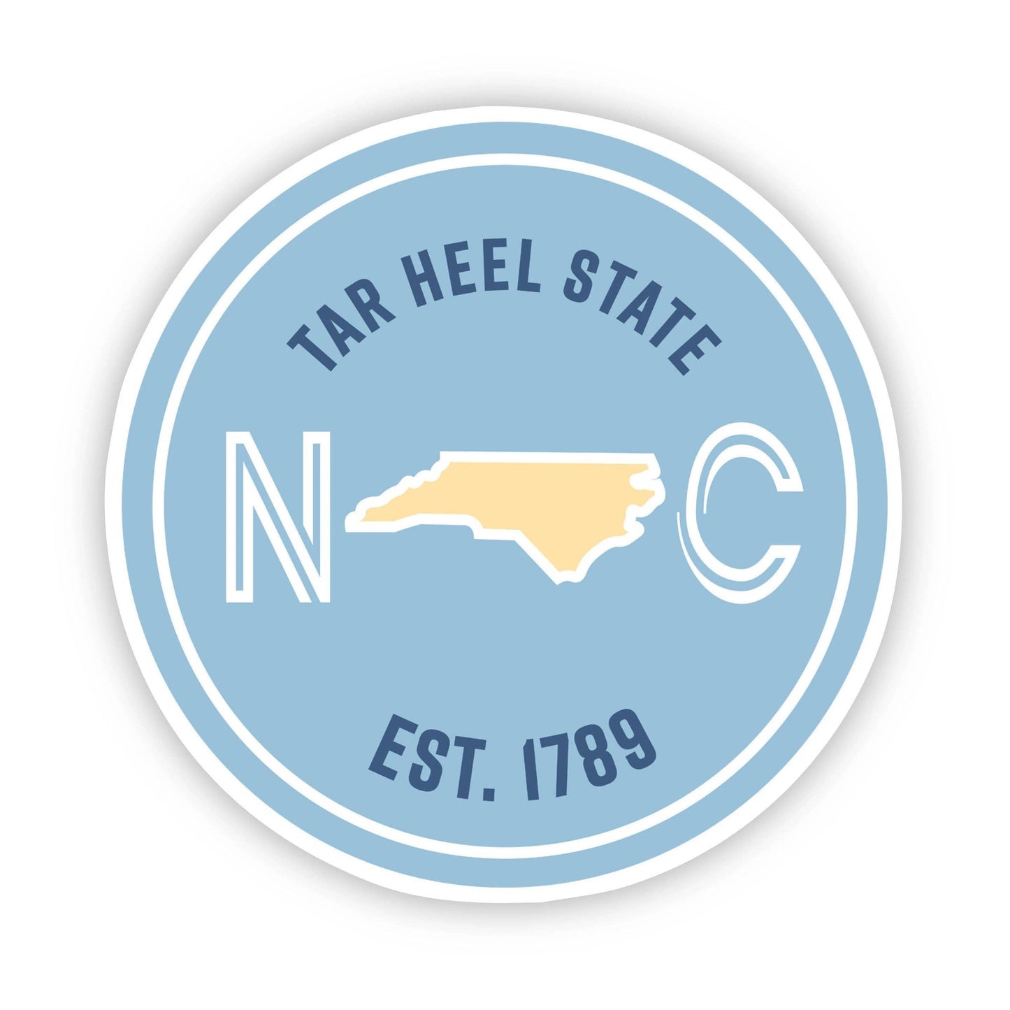 Tar Heel State North Carolina Sticker