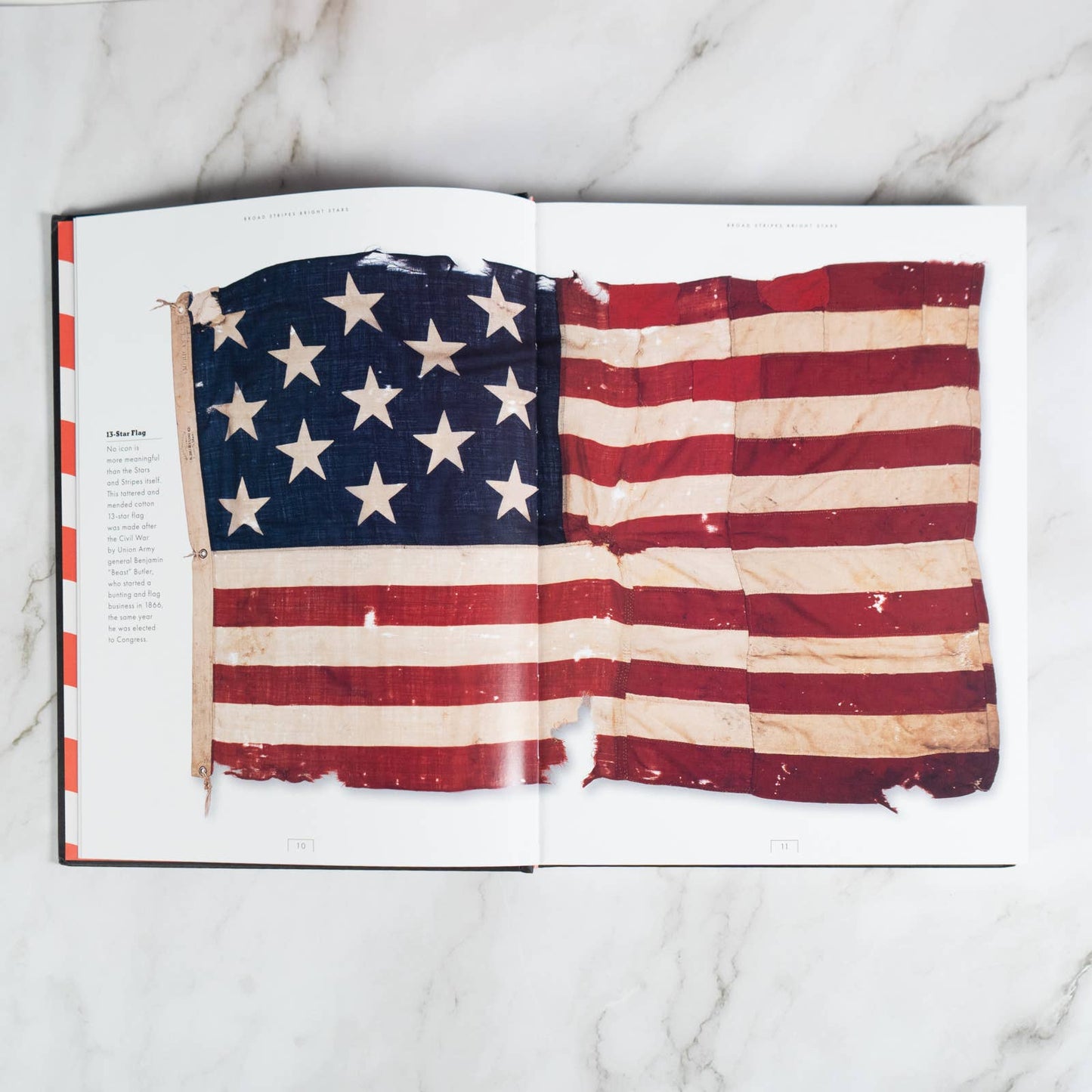 Broad Stripes Bright Stars by Kit Hinrichs: Hardcover; 280 pages / English / America 250