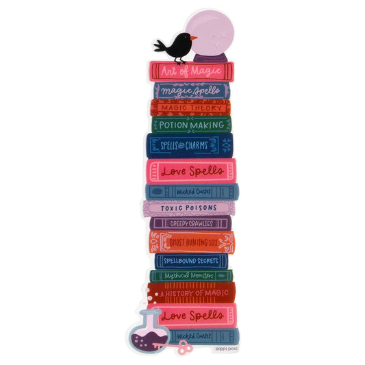 Spooky Book Stack Acetate Bookmark