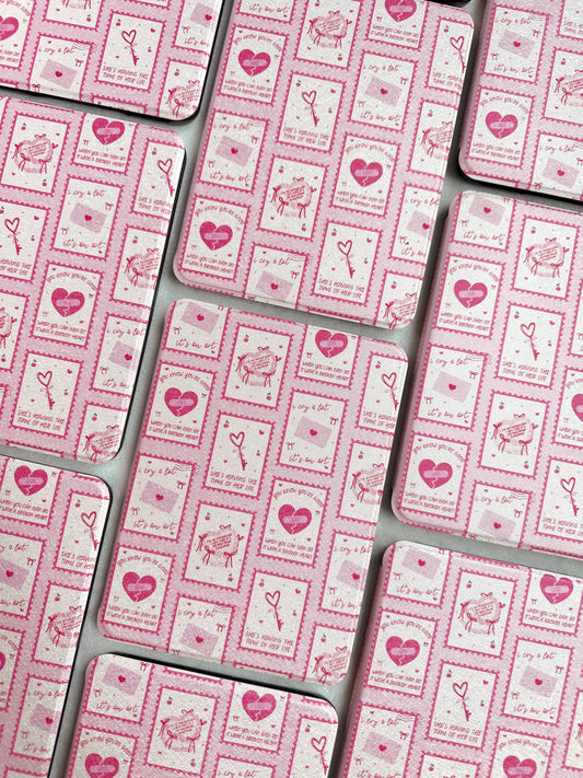 I Can Do It With a Broken Heart Stamps - Kindle Case: Kindle Basic 11th Generation (6")