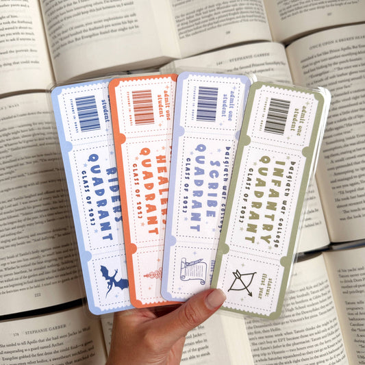 Fourth Wing Collection Bookmarks: Infantry