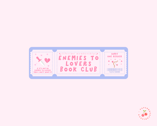 Enemies to Lovers Book Club Bookmark
