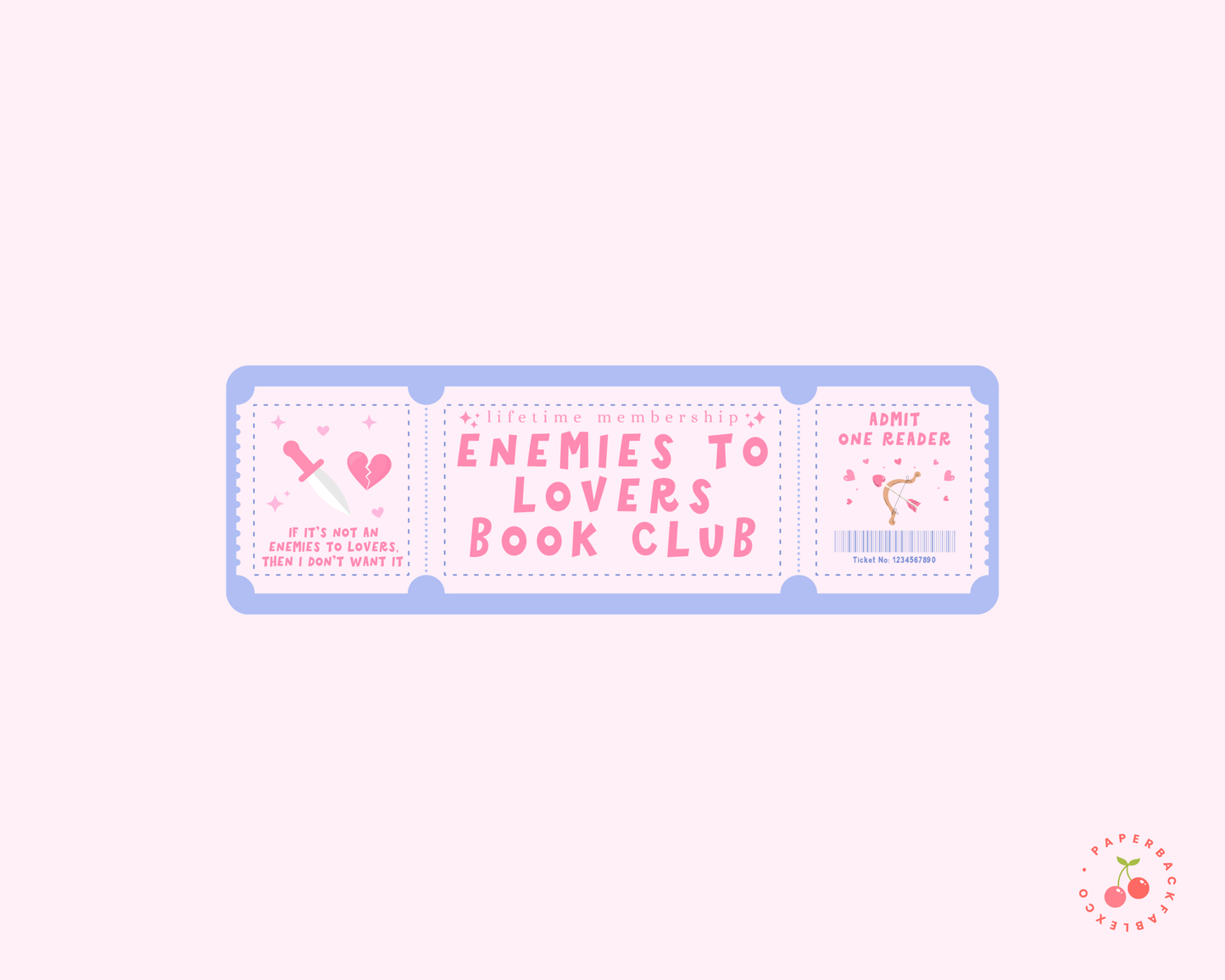 Enemies to Lovers Book Club Bookmark