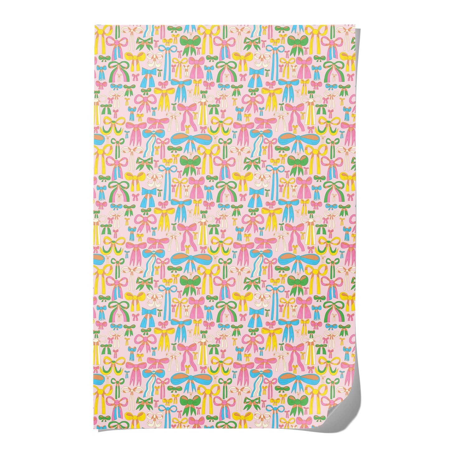 Lots of Bows wrapping paper: Rolls of 3 sheets