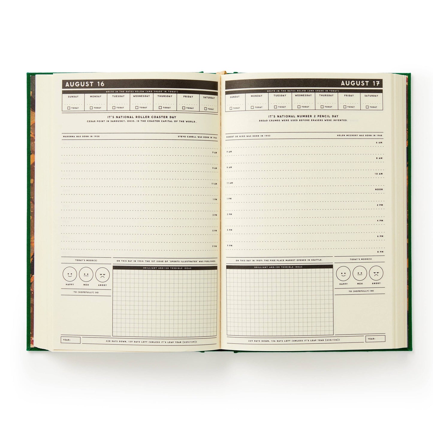 Brass Monkey These are the Days of My Life Undated Planner