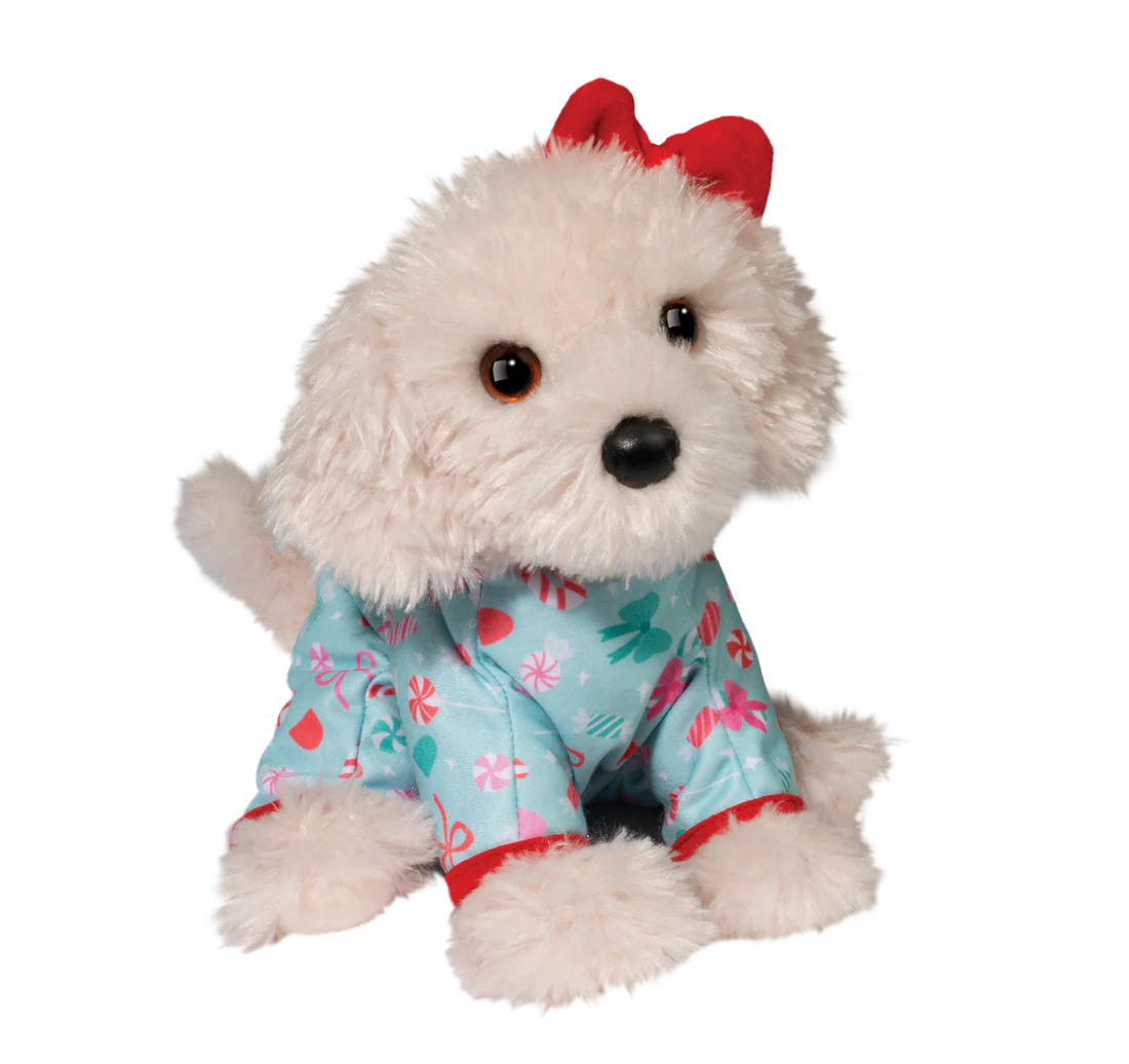 Puppy in PJs - Christmas