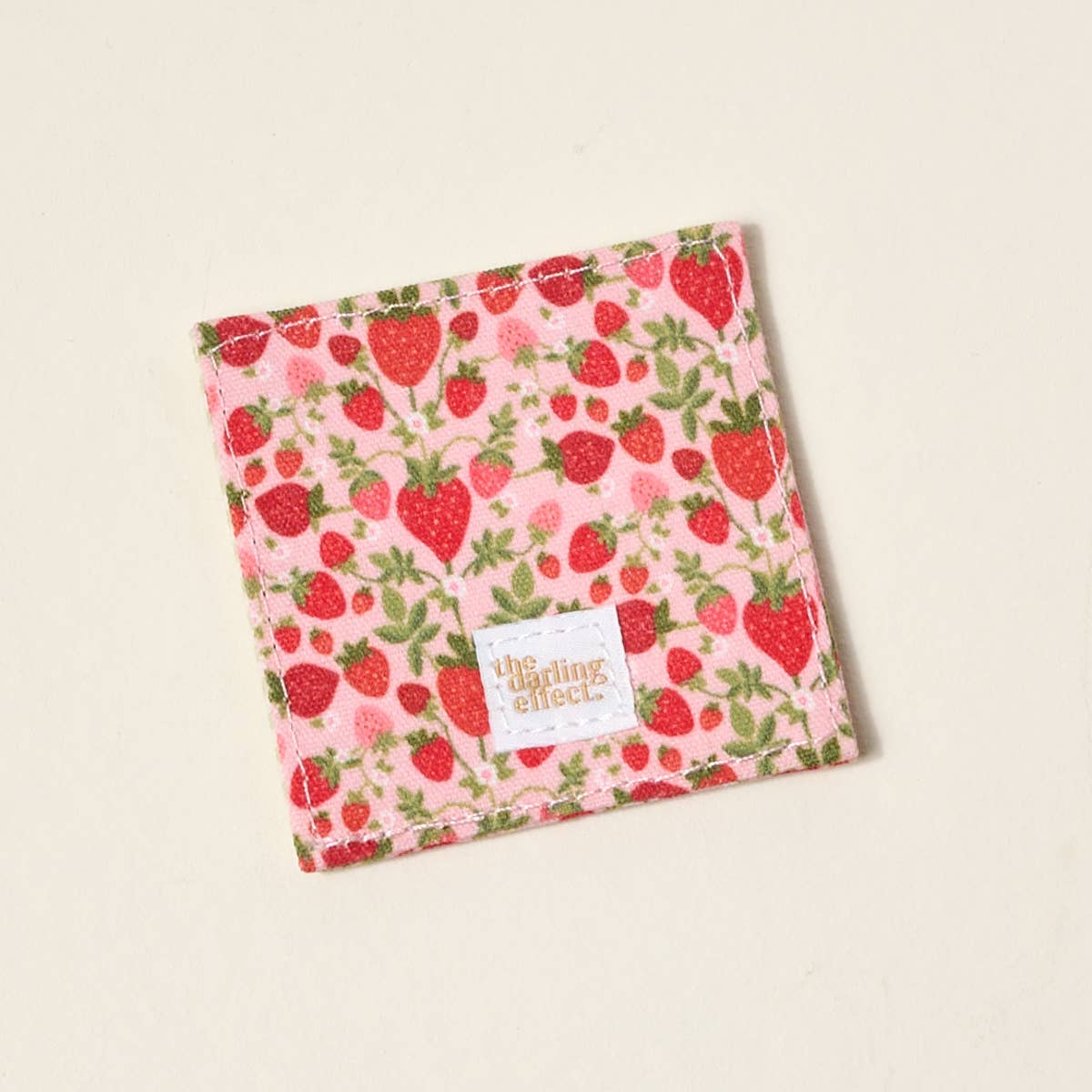 Corner Keeper Fabric Bookmark-Strawberry Fields