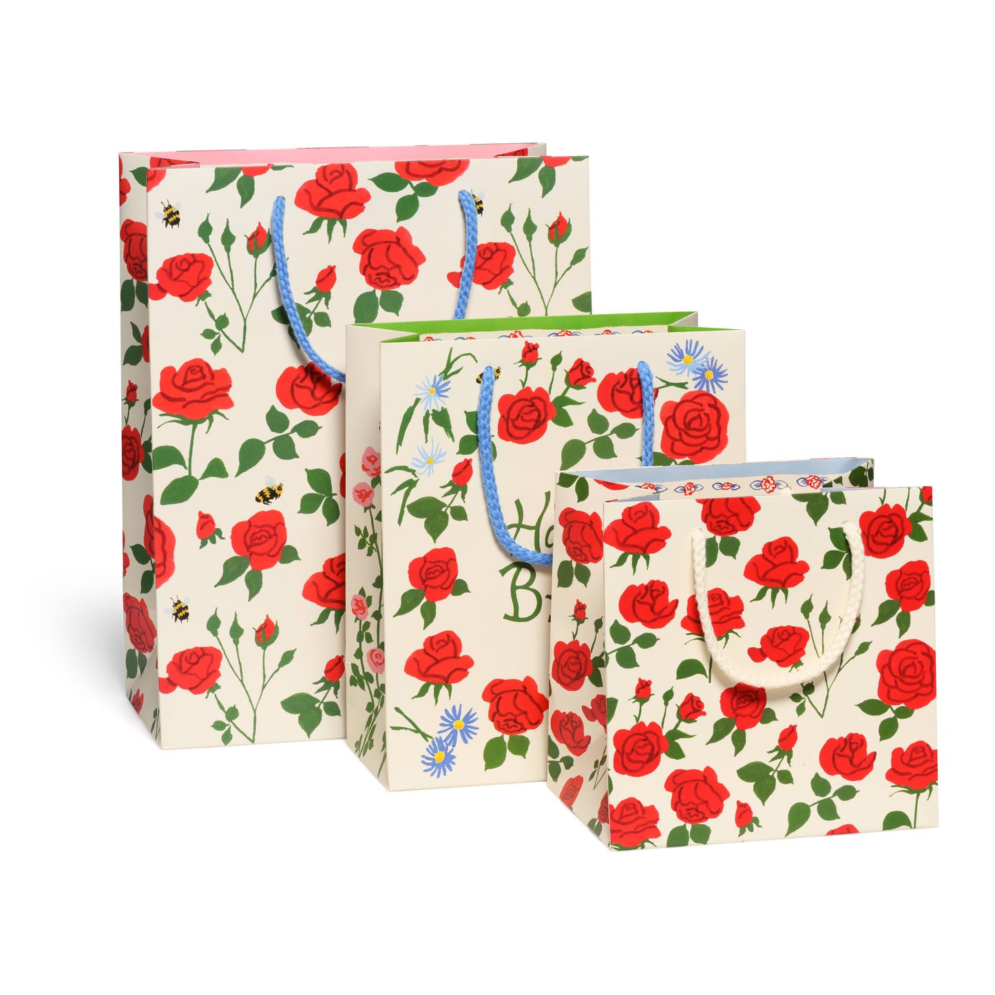 Blooming Roses large gift bag: Large