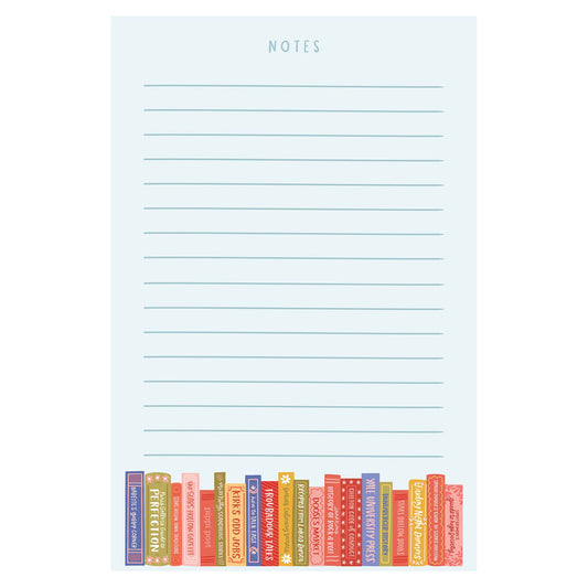 Stars Hollow Bookshelf 4x6 Notepad