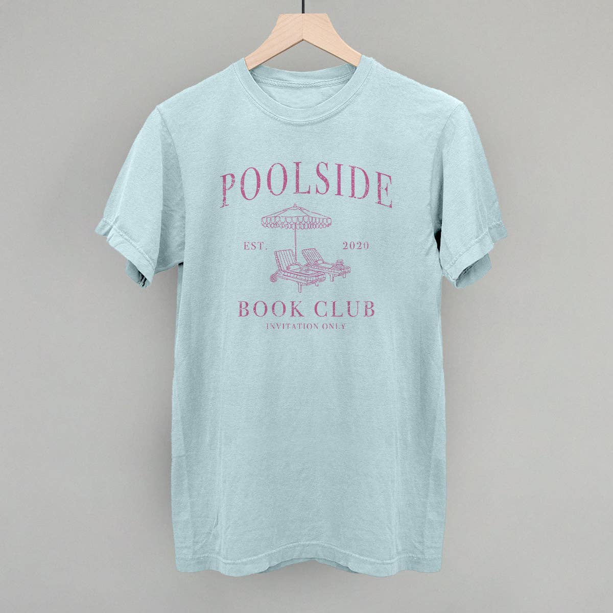 Poolside Book Club: Heather Cement / L / Tee