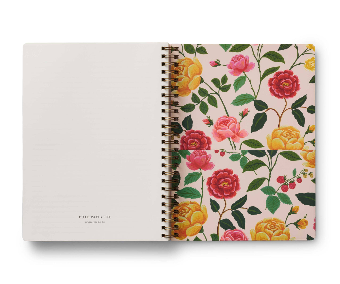 2025 Roses 12-Month Softcover Spiral Planner