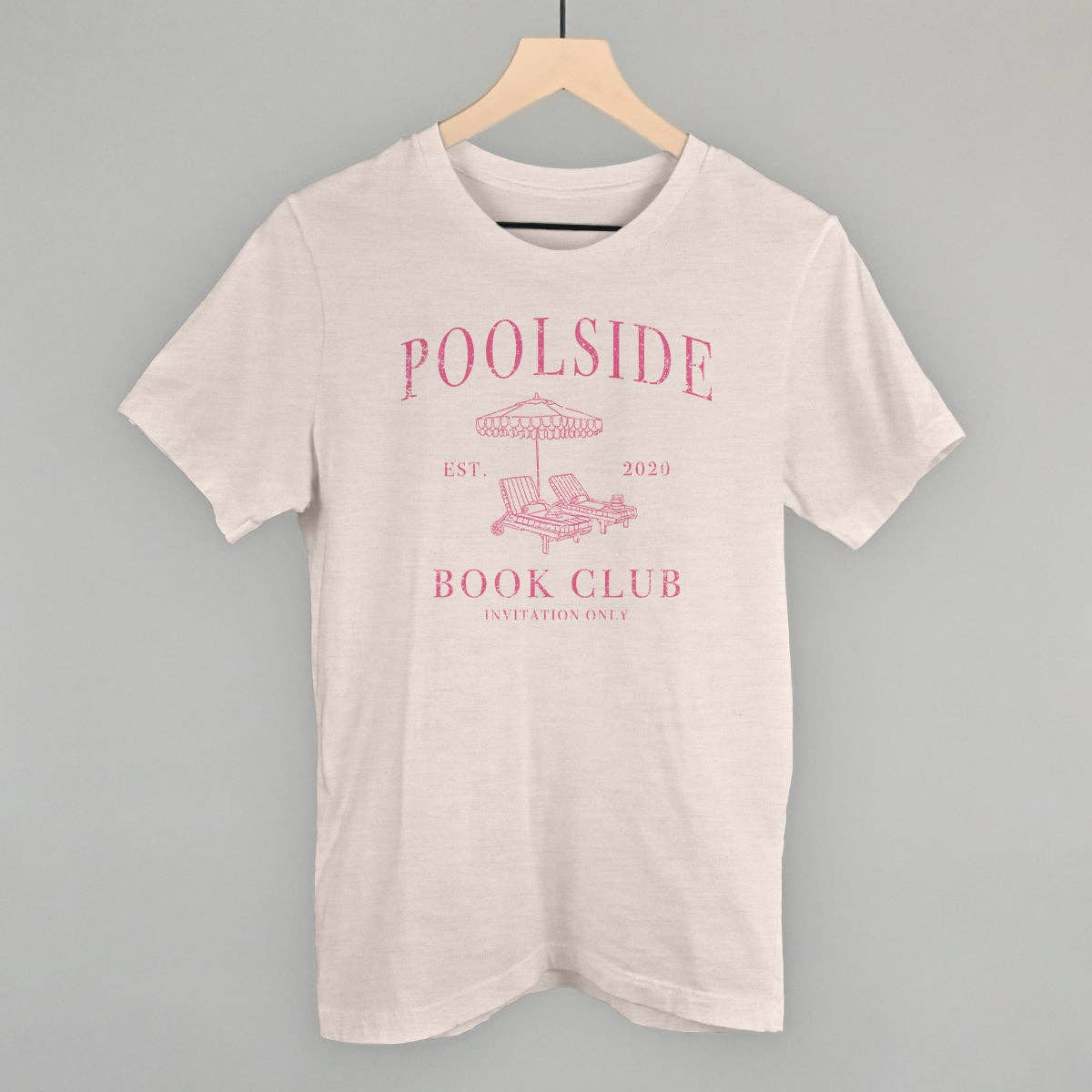 Poolside Book Club: Heather Cement / L / Tee