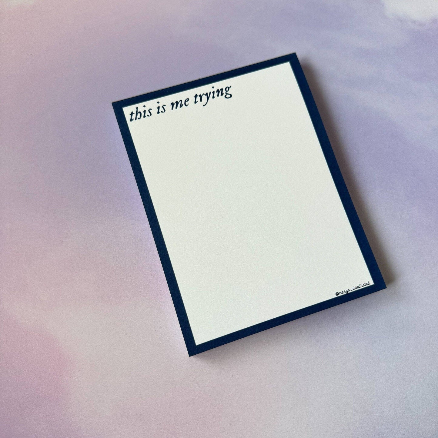 This is me trying notepad