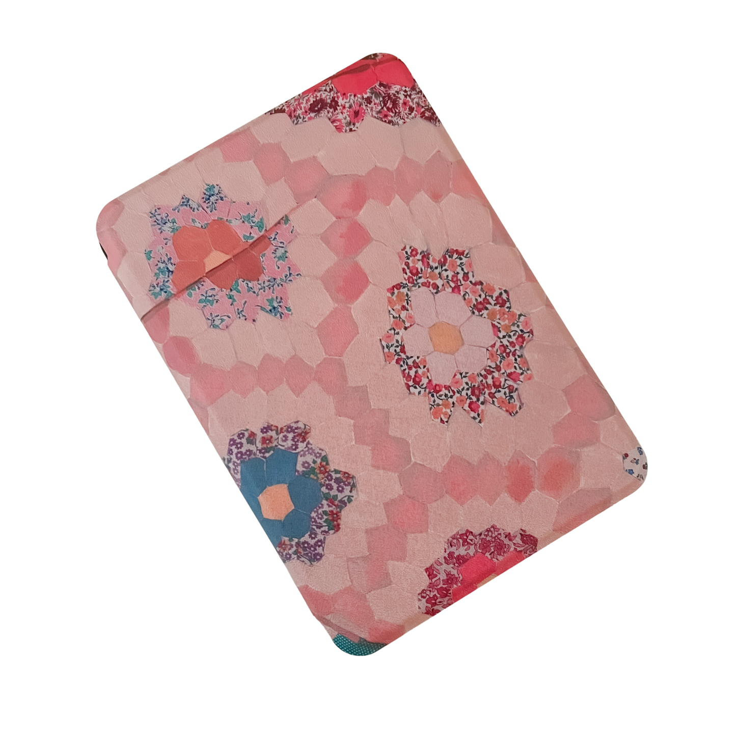 Pink Quilted Kindle Case: Double Sided Print / Colorsoft / Paperwhite 12 Gen. (2024)