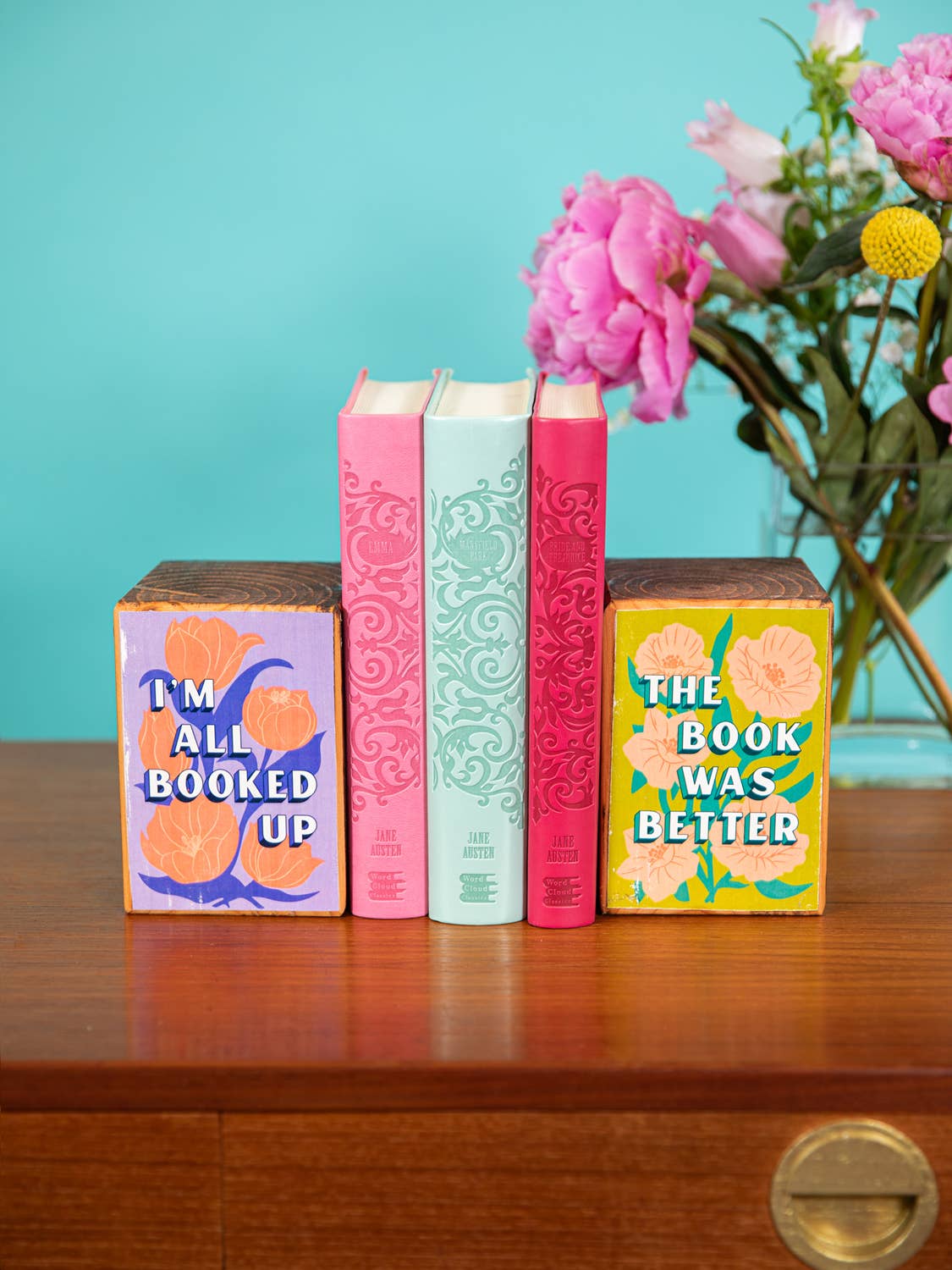 Bookish Sayings bookends (sold individually): The Book Was Better