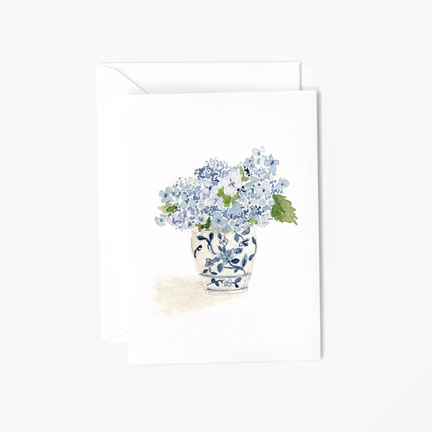 Hydrangea bouquet mini notecard