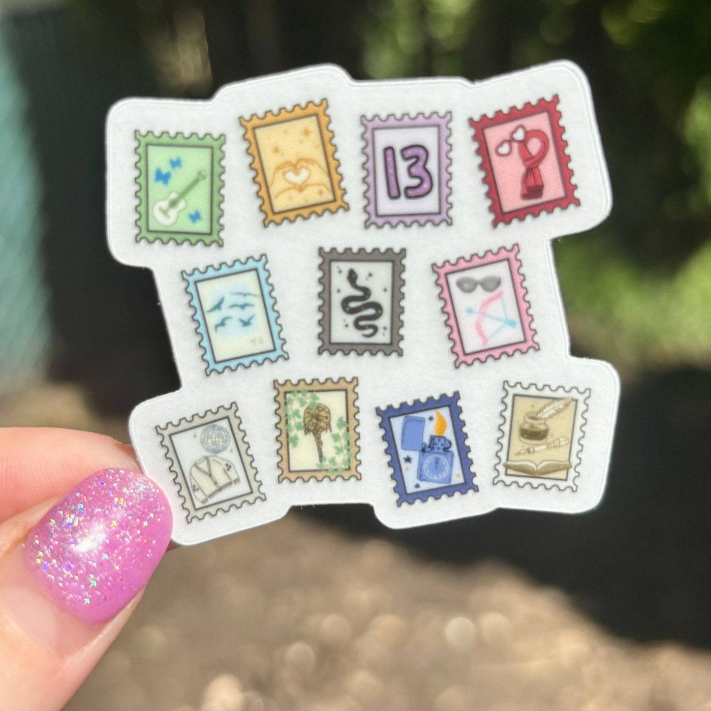 Taylor Swift Era Stamp Stickers
