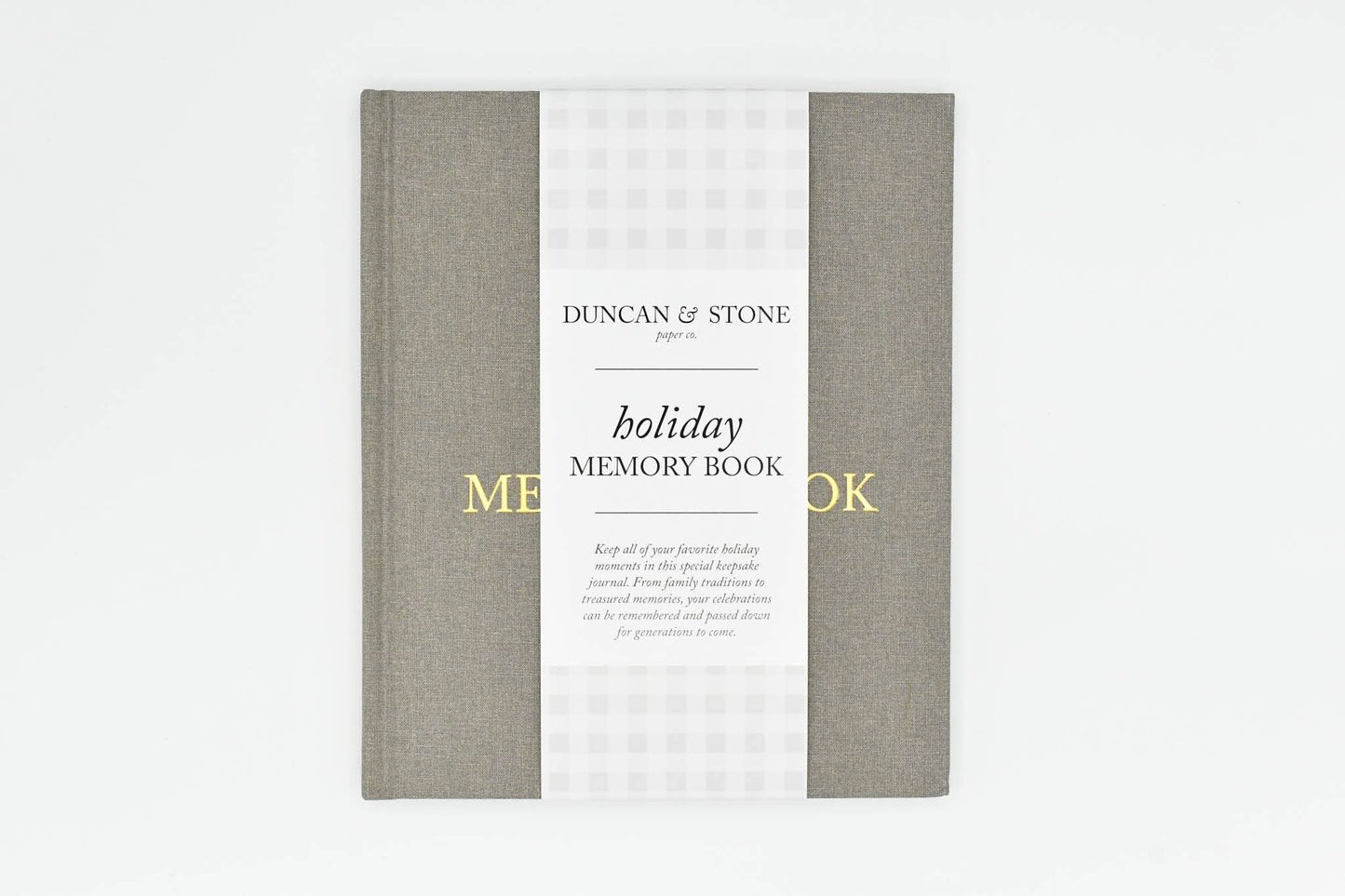 Holiday Memory Book & Family Keepsake | Memory Scrapbook: Emerald