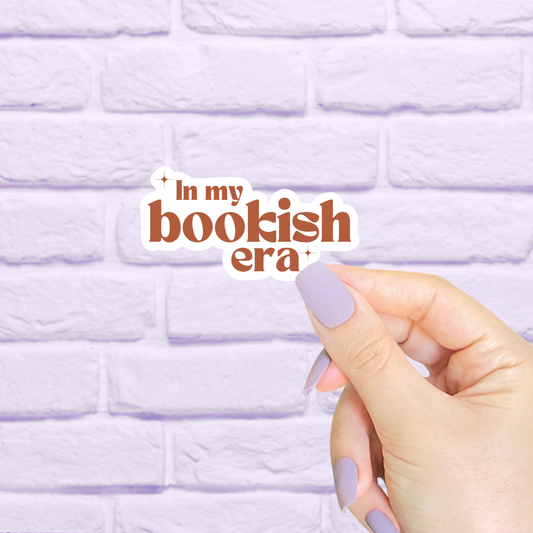 Bookish Era Waterproof Sticker, Kindle Sticker