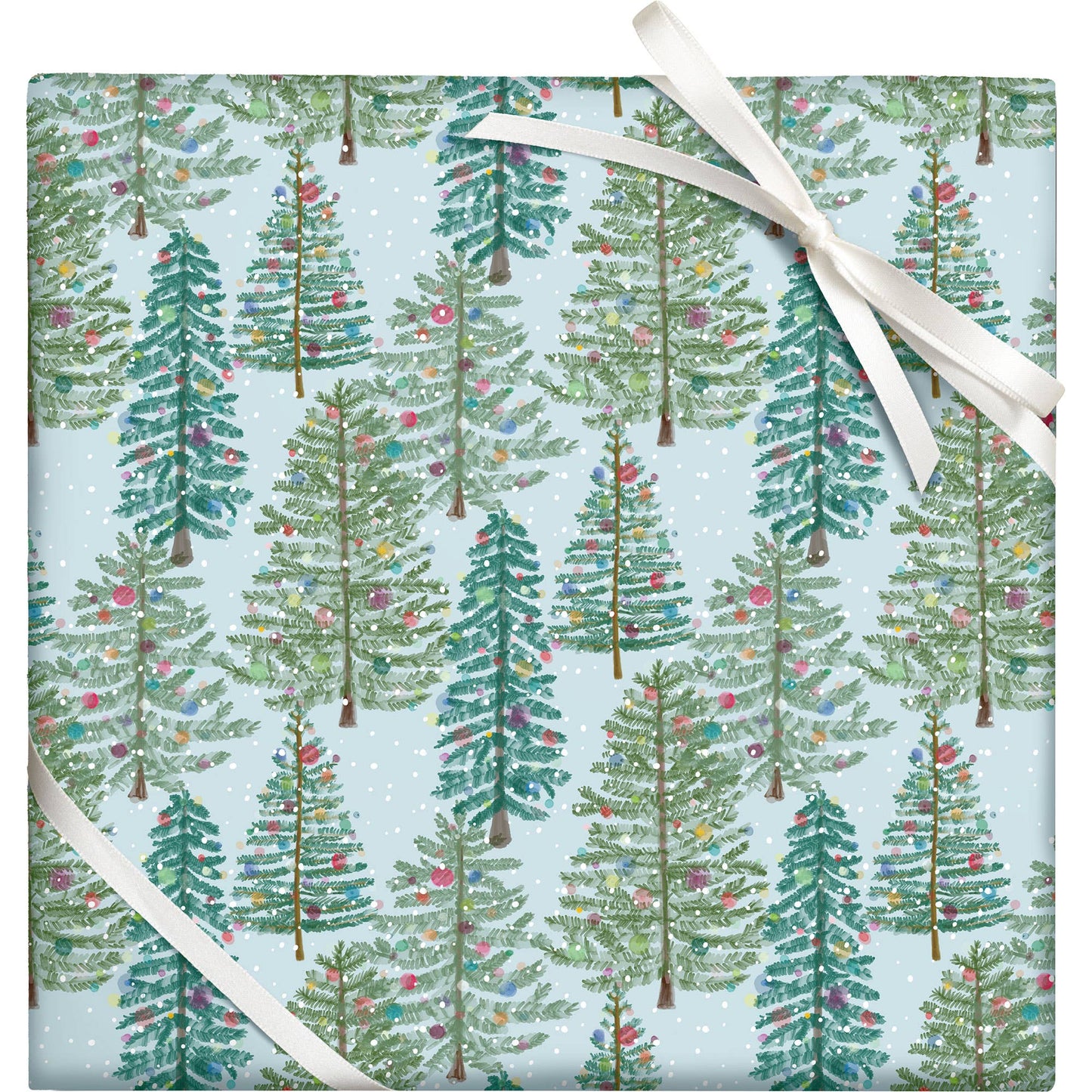 Watercolor Trees Wrapping Paper