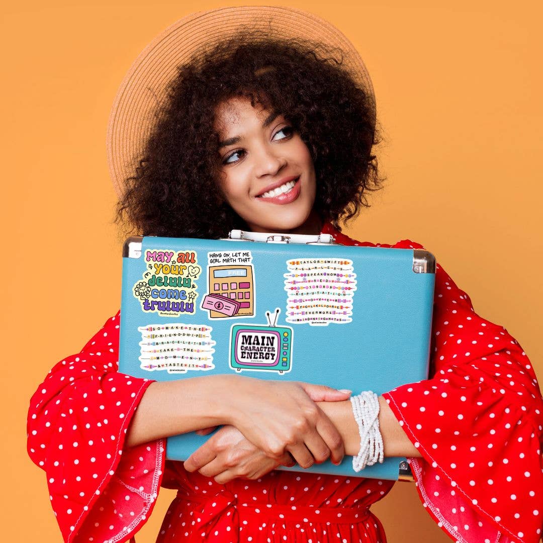 Taylor Swift Album Titles & Friendship Bracelets Era Sticker: Single