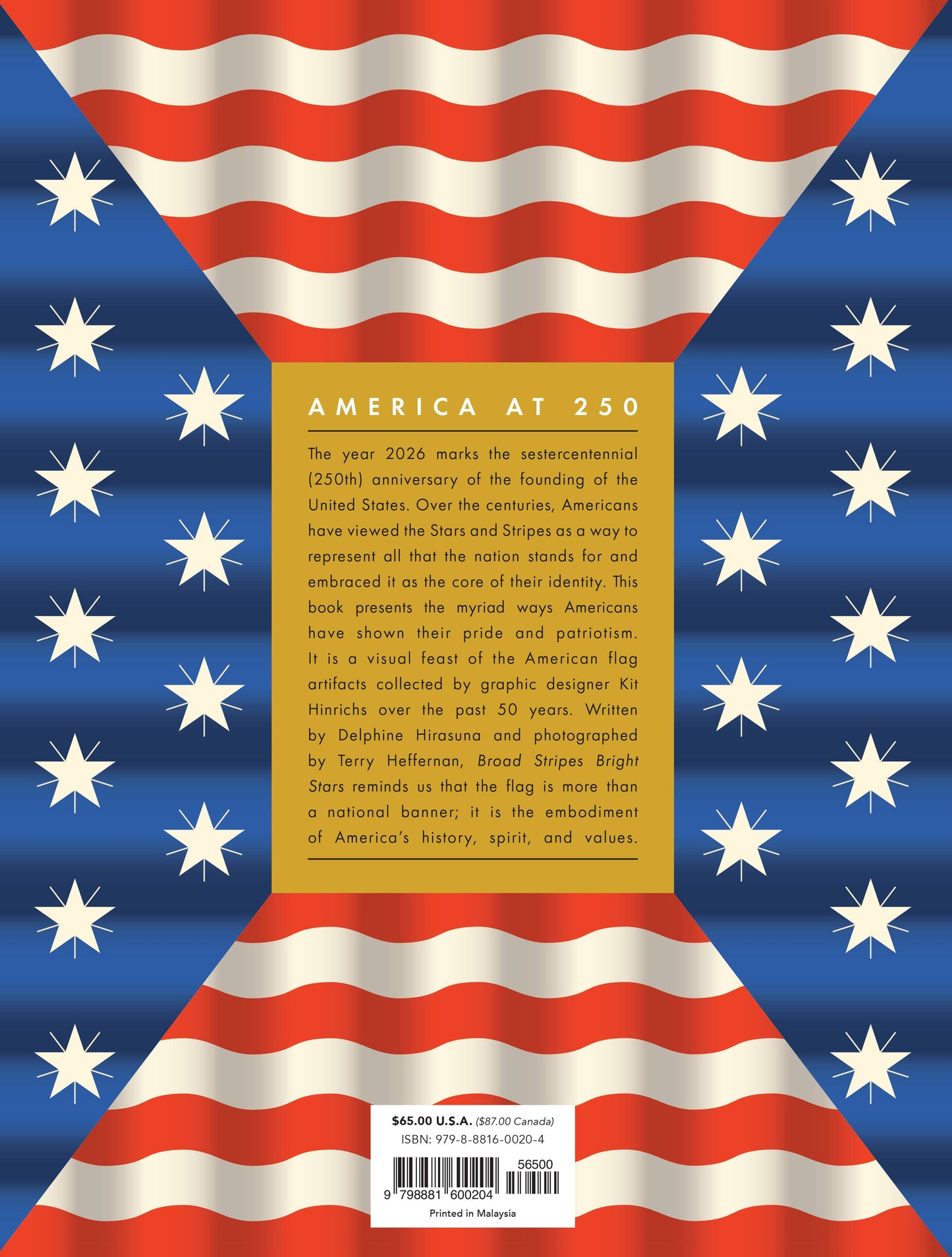 Broad Stripes Bright Stars by Kit Hinrichs: Hardcover; 280 pages / English / America 250