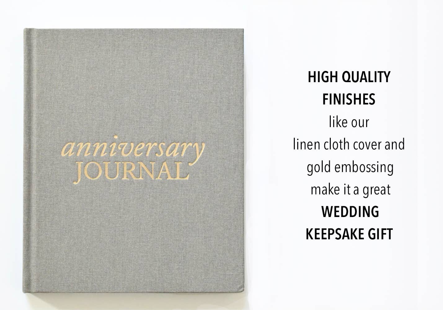 Anniversary Journal | Wedding Book |: Ivory