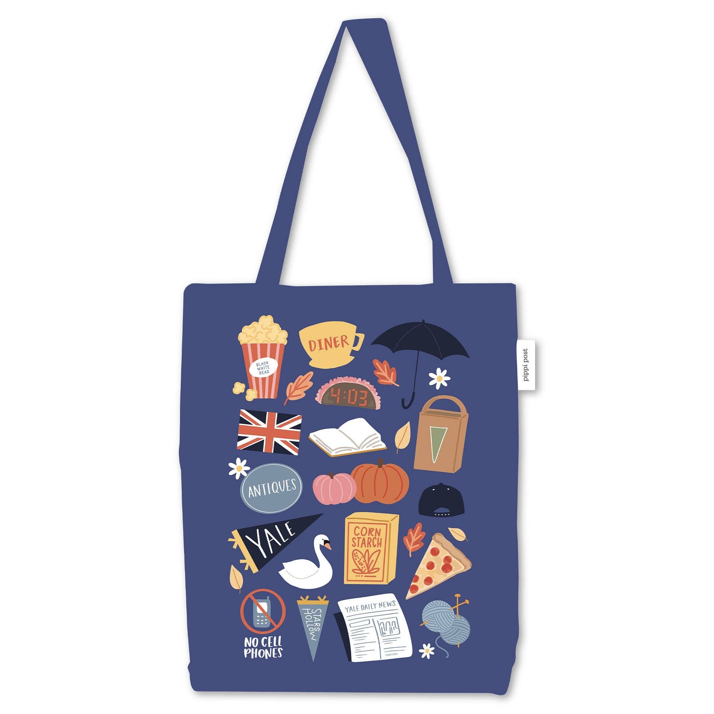 Stars Hollow Icons Canvas Tote Bag