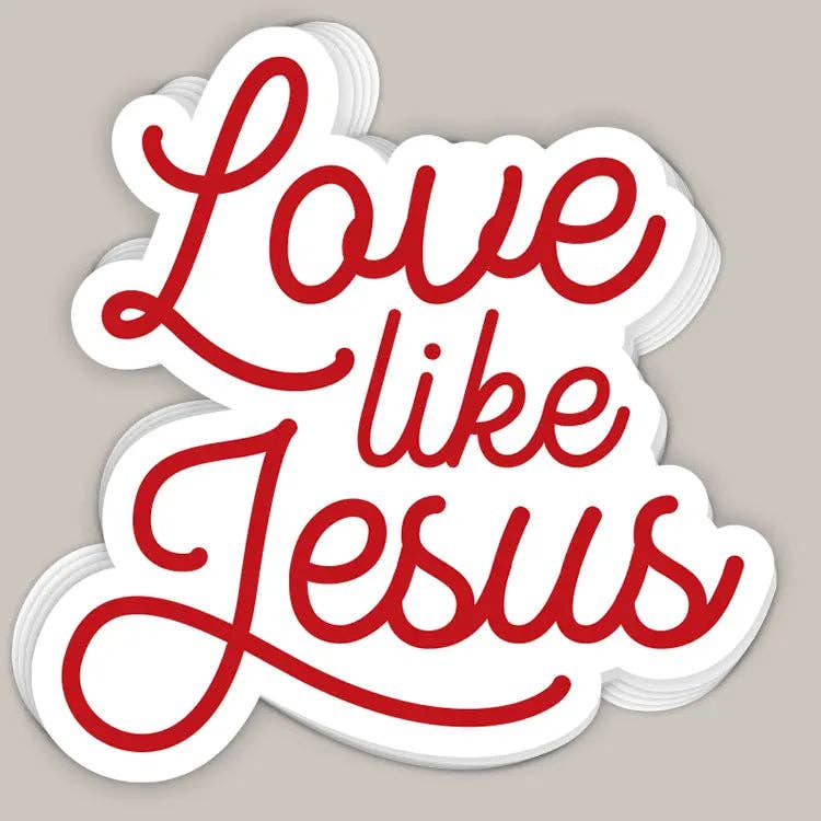 Love Like Jesus (Decal): One Size
