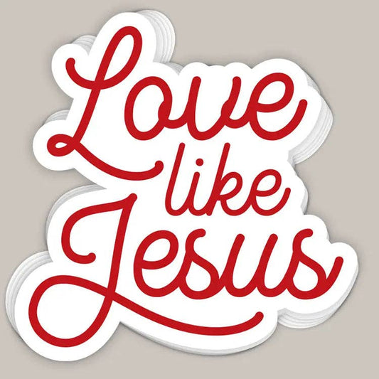 Love Like Jesus (Decal): One Size