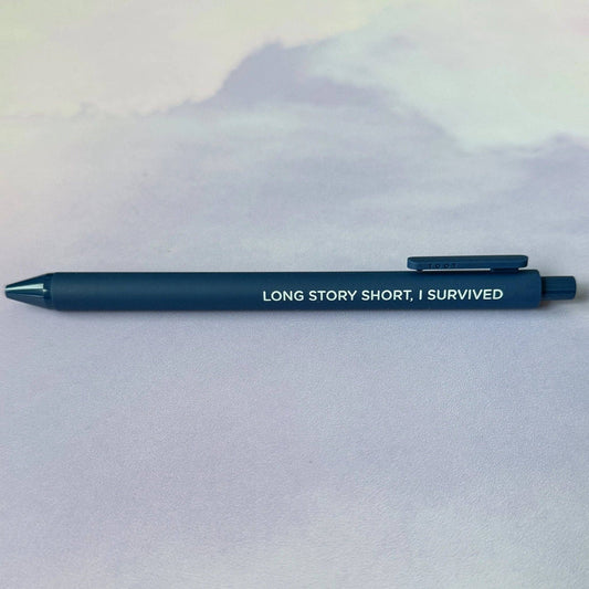 Long story short I survived jotter gel pen