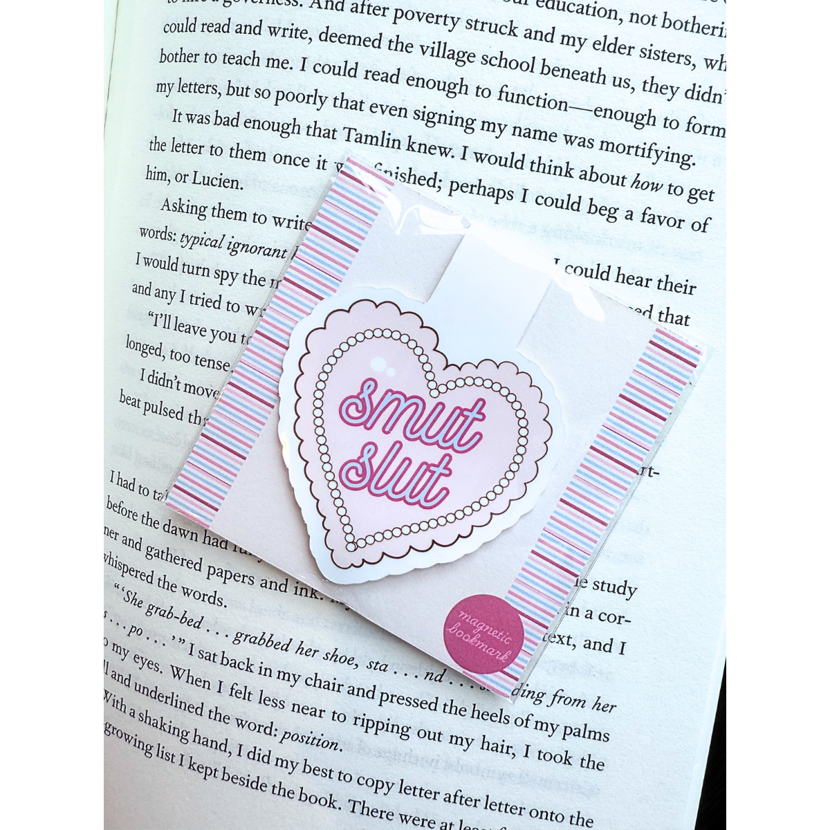 It's spicy in here romance magnetic bookmark