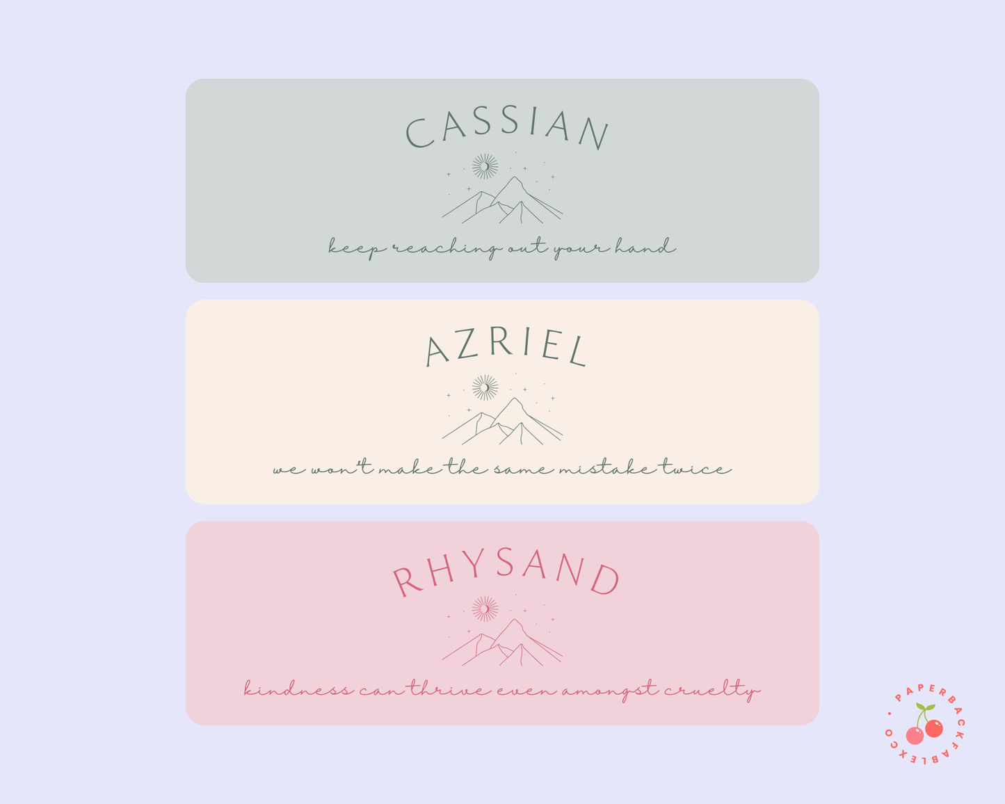 A Court of Thorn's and Roses Bookmarks: Rhysand