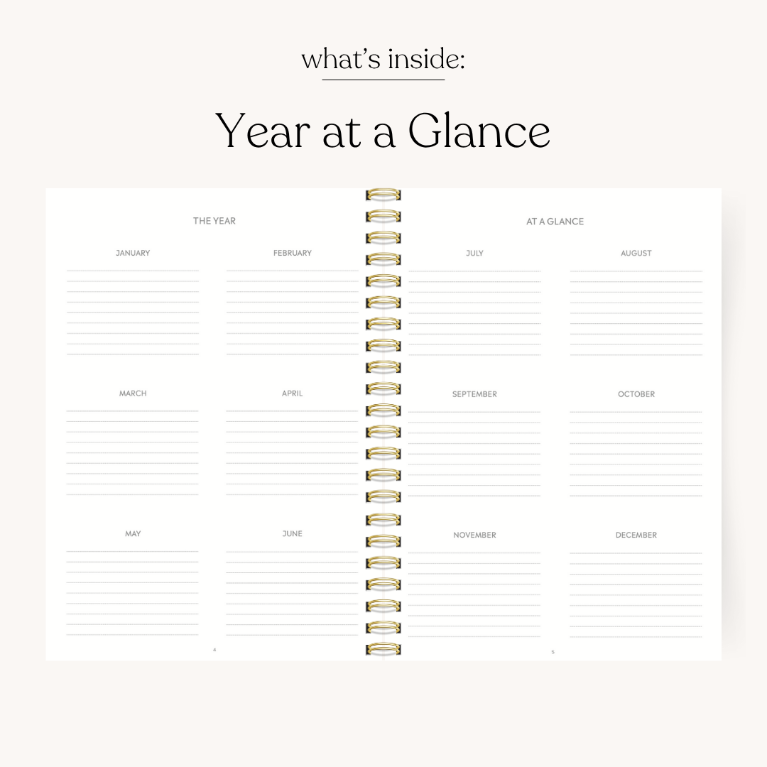 Forget Me Nots 2026 Yearly Planner: 7x9