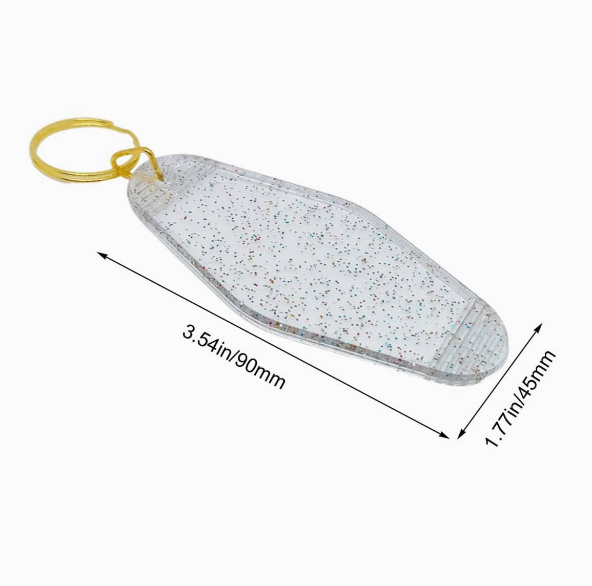 Funny Book Bookish Bookstore Books Motel Keychain: Standard: Loose / Glossy