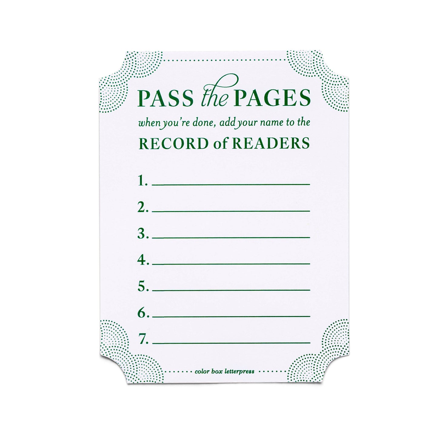 Bookplates | Pass The Pages | Set of 4