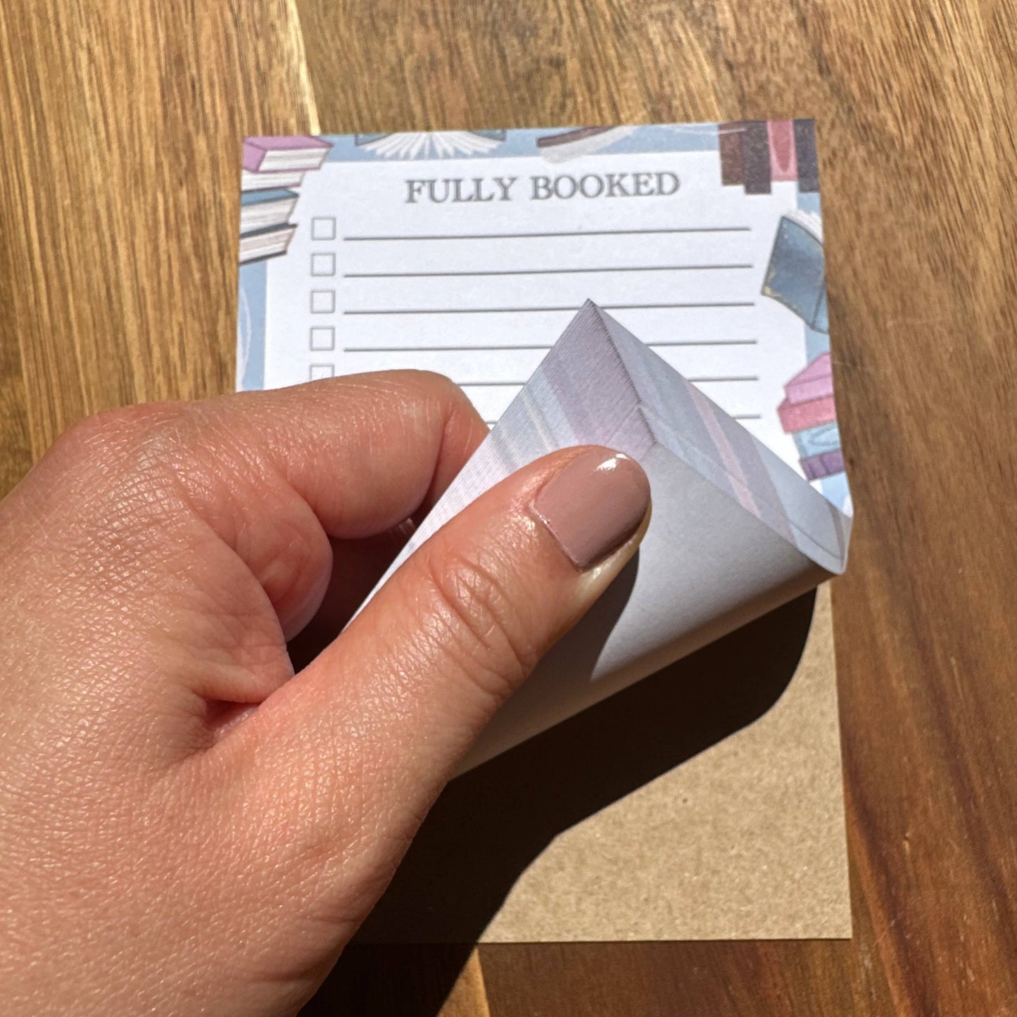 Fully Booked Notepad: Belly band & Plastic Sleeve