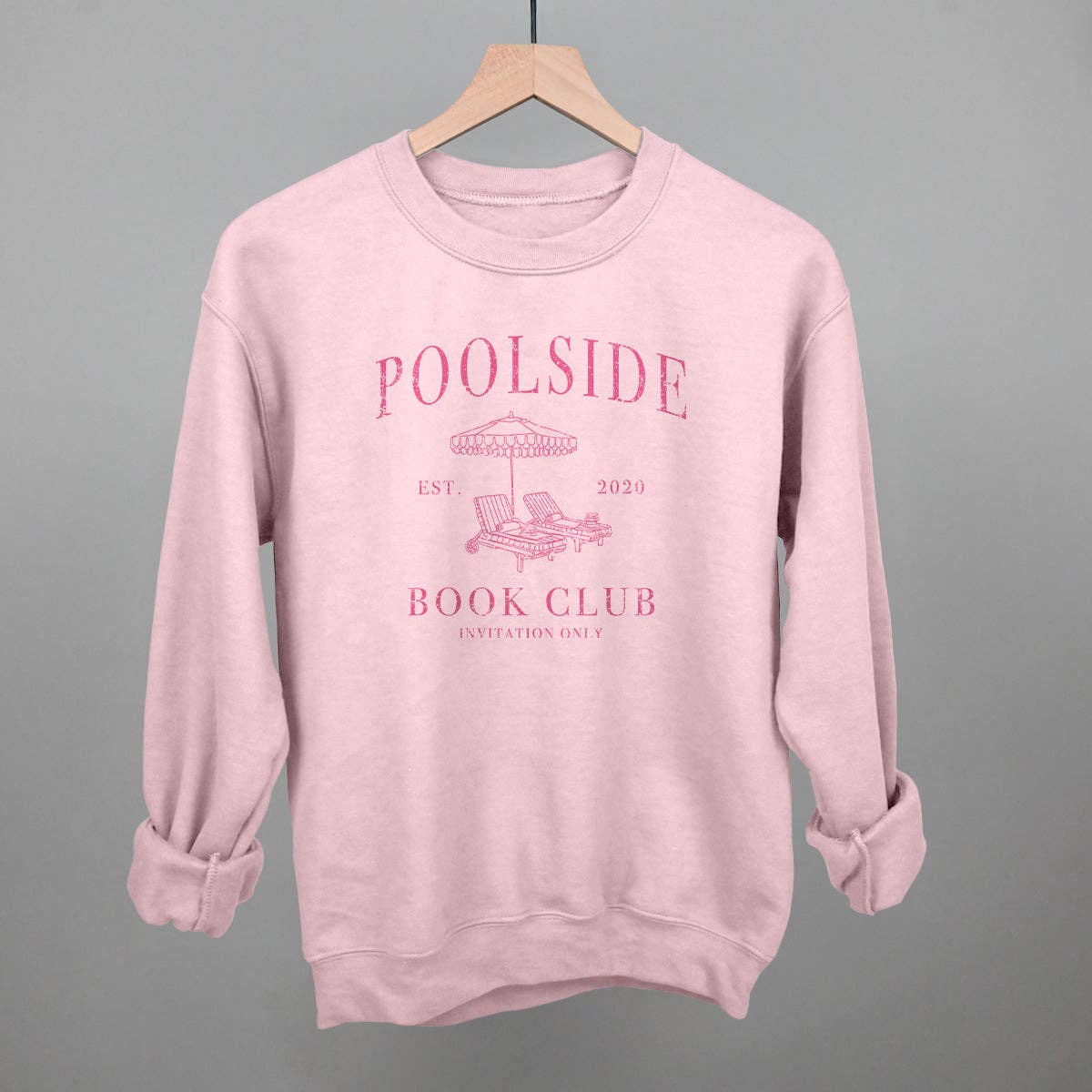 Poolside Book Club: Heather Cement / L / Tee
