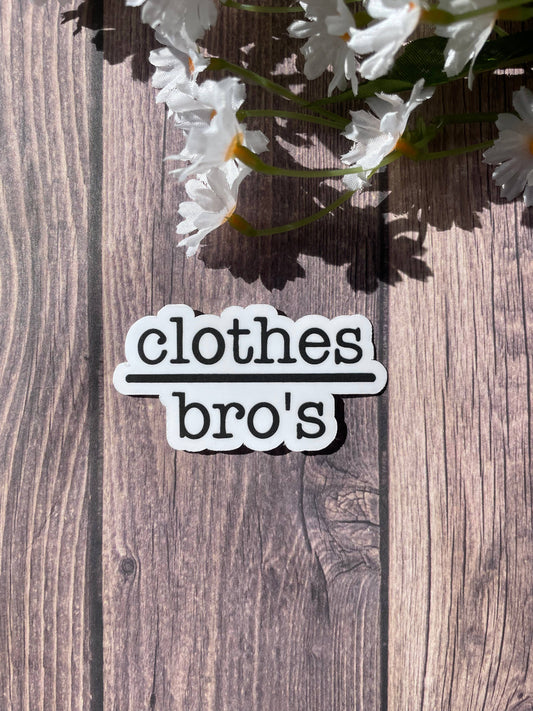 Clothes Over Bros: One Tree Hill-Themed Sticker