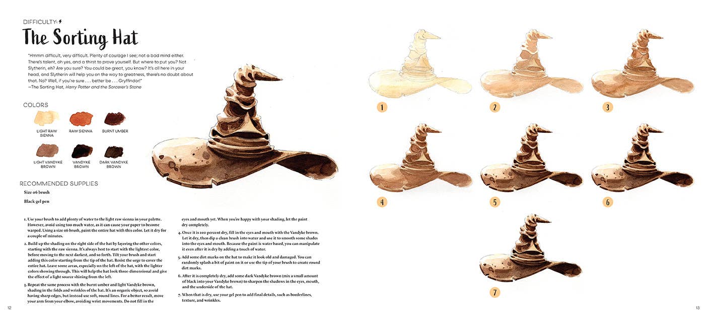 Harry Potter Watercolor Magic