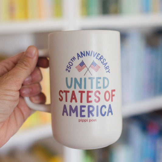 United States of America 250th Anniversary Tall Ceramic Mug