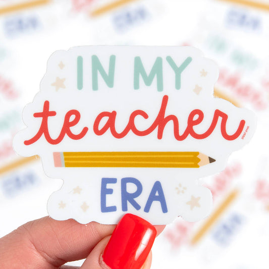 In My Teacher Era Decal Sticker