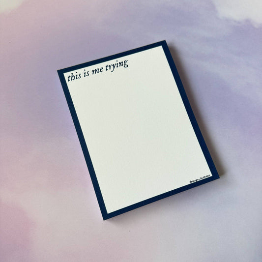 This is me trying notepad