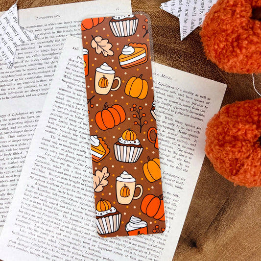 Pumpkin pie Bookmarks: Pumpkin Favorites / No Tassel